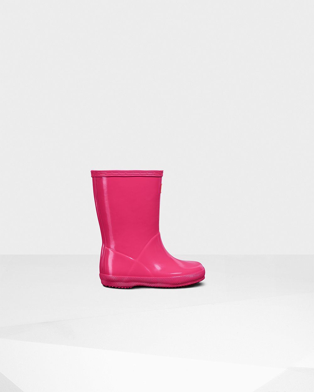 Botas de Lluvia Hunter Niños - Original First Classic Gloss - Rosas Claro - WJROLQV-06